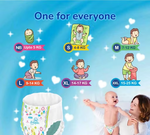 Wowper Fresh Baby Diaper Pants New Double Extra Large | Wetness Indicator | Upto 12 Hrs Absorption | 15-25 Kg | 22 counts - Image 4