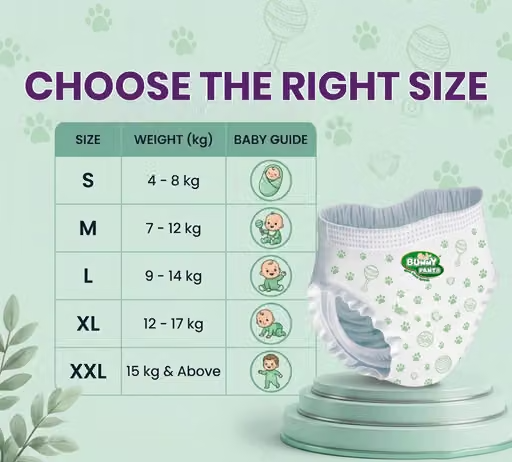 Bummy Pants Super Soft Baby Diaper Pants with 3x Fast Absorption | Up-to 12 Hr Leakage Protection - Size (L) | Pack of 1 | 42 Pieces - Image 4