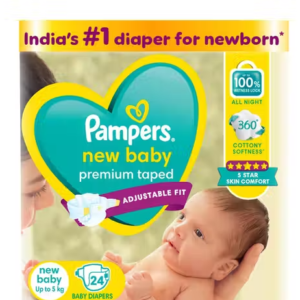 Pampers New born 24pcs Active Baby Taped