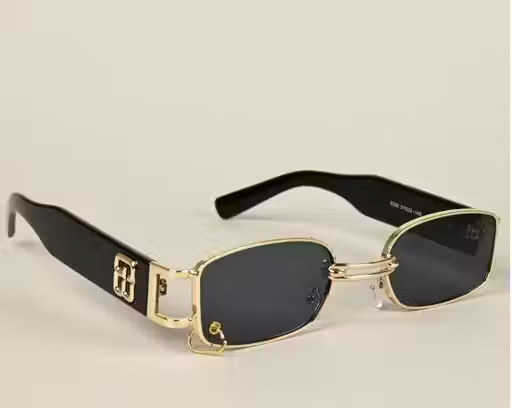 Stylish goggles MC Stan Sunglasses Golden Frame, Ring Premium Goggles For Men's and Women's 400% UV Protected Pack of 1