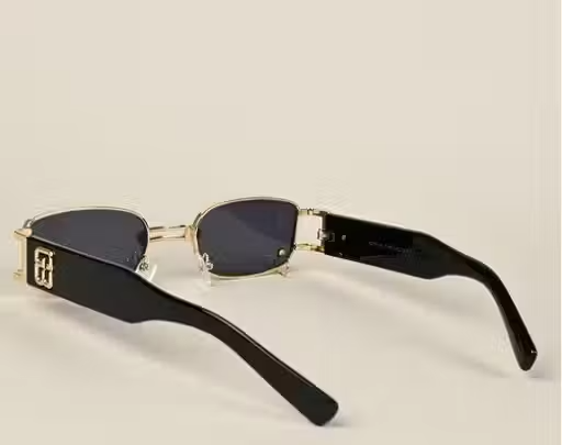 Stylish goggles MC Stan Sunglasses Golden Frame, Ring Premium Goggles For Men's and Women's 400% UV Protected Pack of 1 - Image 3