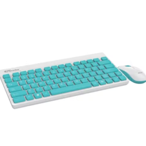 Portronics Key2-A Combo of Multimedia Wireless Keyboard & Mouse, Compact Light-Weight for PCs, Laptops and Smart TV, White