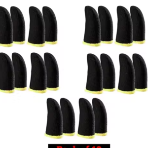 Pack of 10 pairs Finger sleeves for bgmi, pubg, cod and freefire