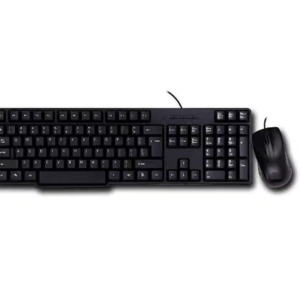 Wired Keyboard and Mouse Combo with 104 Keys and a USB Mouse