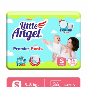 Little Angel Premier Baby Diaper Pants, Small - 36 Count