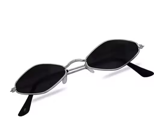 MC SILVER BLACK SUNGLASSES