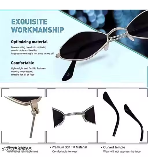 MC SILVER BLACK SUNGLASSES - Image 3