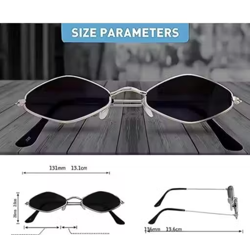MC SILVER BLACK SUNGLASSES - Image 4