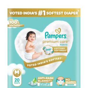 Pampers Diapers M 20pcs Premium Care Pants