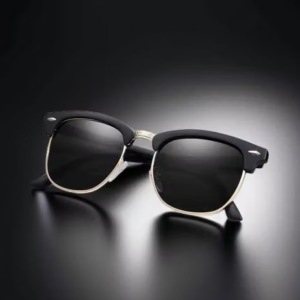TBH_COLLECTION | New Variant Clubmaster Stylish Black Sunglass for Boys & Mens (Black)