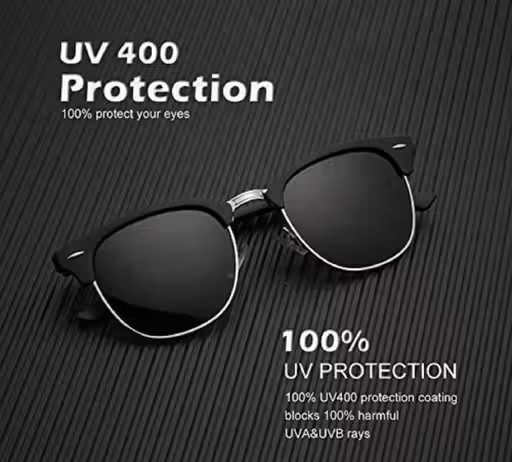 Arzonai Fashion Trending stylish Clubmaster Black Sunglasses for Men and Women - Image 2