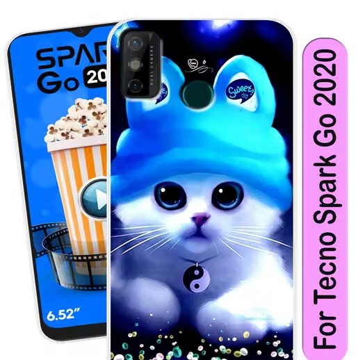 Cooldone Back Cover For Tecno Spark Go 2020, Tecno Spark Go 2021, Tecno Spark 6 Go