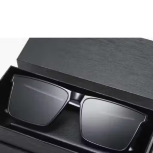Men Black Rubber rectangular sunglasses