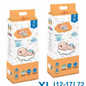 Coo Coo Baby Pullup Diaper Pant X-Large-XL(72 Pieces)