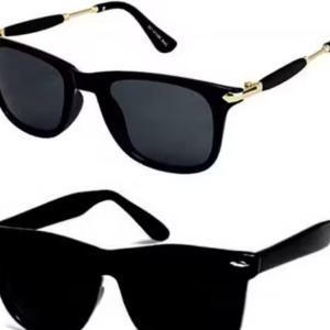 BUY MENS STYLISH BLACK COLOR SUNGLASSES AND GET 1 DABAANG STYLE SUNGLASSES FREE