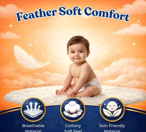 Duggu Ultra Soft and Gentle Baby Diaper Pants | Unisex | Up to 10 Hours Absorption | Super Dryness | leak Protection | 0-4 kg | NewBorn | Pack of 1 - (40 Pieces) - Image 4