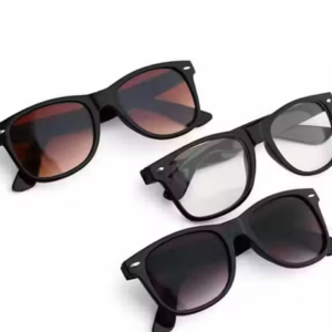 Men Black TR-90 Wayfarer , UV Protected Iron Man Sunglasses (Pack of 2)