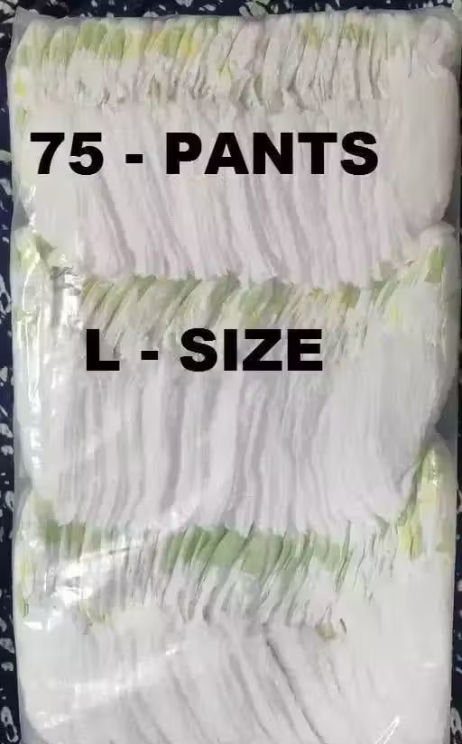 Baby diapers pants L 75 LARGE size 75 pants soft diaper pants