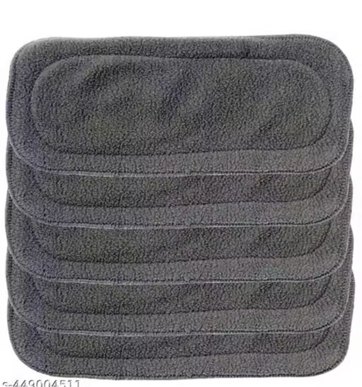Baby Freesize Washable & Reusable Adjustable Pocket 2 Cloth Diaper Multicolor with 2 Insert - Image 4