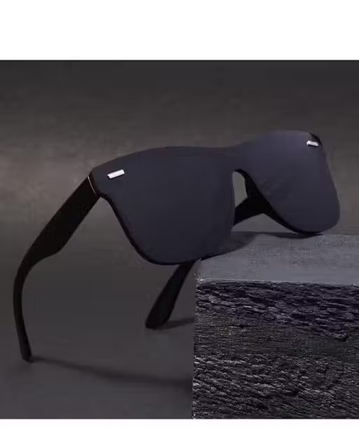 Classic Design Full Rim UV Protection Flat Lens Sunglasses Men & Women Medium | Pack of 1