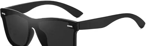 Classic Design Full Rim UV Protection Flat Lens Sunglasses Men & Women Medium | Pack of 1 - Image 4