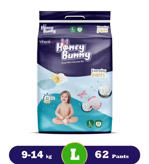 Honey Bunny Everyday Baby Pants Diaper