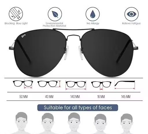 Premium badshah sunglasses for men and women UV PROTECTED - Image 2