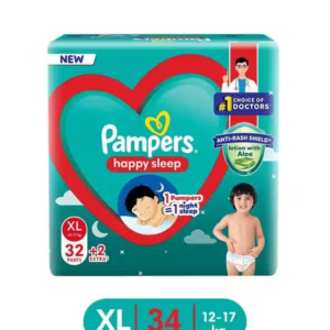 Pampers Diapers XL 34pcs Happy Skin Pants