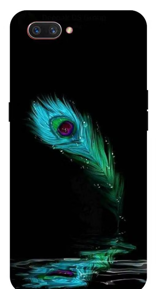 D.R. Communication Printed Back Cover For Oppo A3s Soft & Silicone..