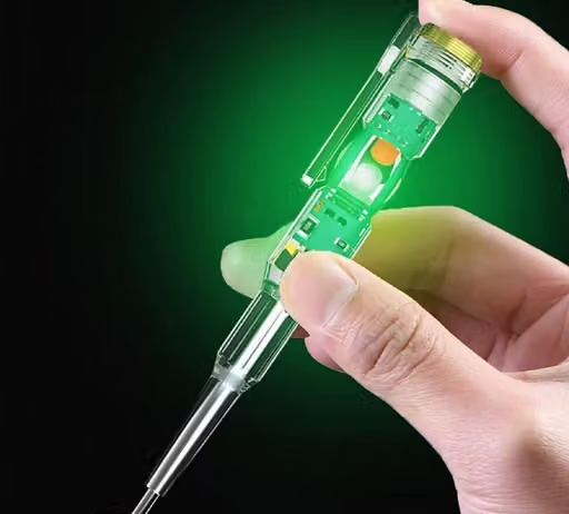 High-Brightness Intelligent Voltage Tester Pen - Multi-function LED Test Pen with Screwdriver for Electric Power Testing, Voltage Tester Detector.