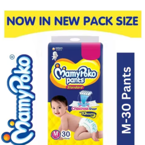 MamyPoko Pants Standard Diaper - Medium size (Pack of 30),Dispatch: 1 Day, Easy Returns Available In Case Of Any Issue