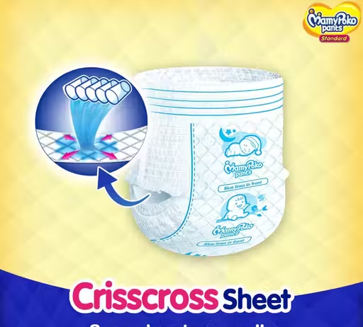 MamyPoko Pants Standard Diaper - Medium size (Pack of 30),Dispatch: 1 Day, Easy Returns Available In Case Of Any Issue - Image 2