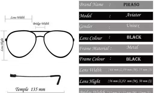Men Gold Metal Aviator , UV Protected Sunglasses (Pack of 1) - Image 3