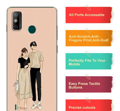 Omnmo Designer Back Cases for Tecno Spark 6 Go - Image 2