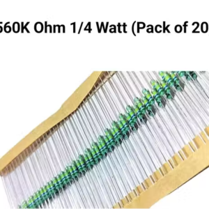 Anil Electronics 560K ohm 1/4 Watt Resistor - Pack Of 20