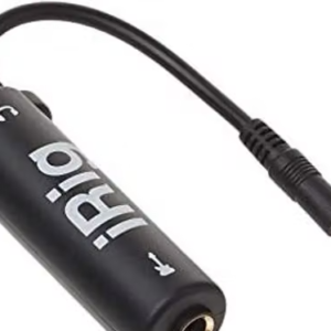 Multimedia Ampli Tube Guitar Interface Adaptor for iOS Devices iPhone/iPod/ipad | 7 x 2 x 2 cm | Black