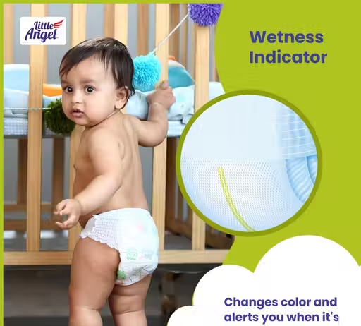 Little Angel Baby Diaper Pants, X-Large - 56 Count - Image 4