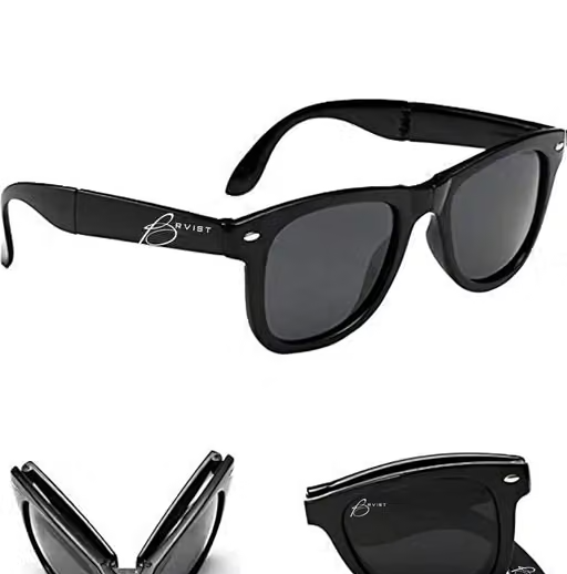 Aujla Classic Retro Frame Vintage Narrow Rectangular Pimp Metal Sunglasses Goggles For Men & Women ( Gold,black) - Image 3