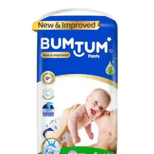 Bumtum Baby Diaper Pants, Small Size 40 Count, Double Layer Leakage Protection Infused With Aloe Vera, Cottony Soft High Absorb Technology (Pack of 1)