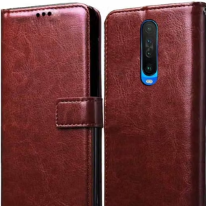 DHARKOTI Mi POCO X2 Flip Cover | Full Body Protection | Inside Pockets & Stand | Wallet Style Back Cover | Leather Flip Case|