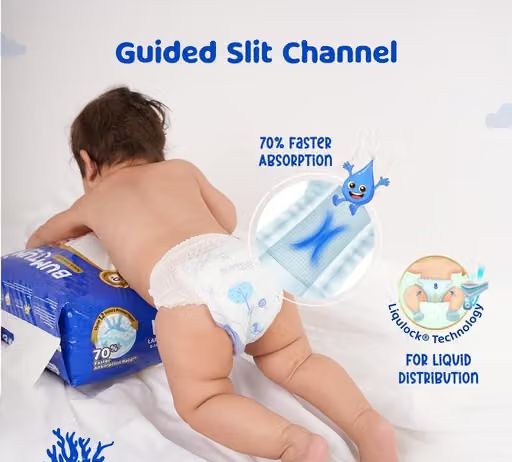 Bumtum Baby Diaper Pants, XXL Size 22 Count, Double Layer Leakage Protection Infused With Aloe Vera, Cottony Soft High Absorb Technology (Pack of 1) - Image 2
