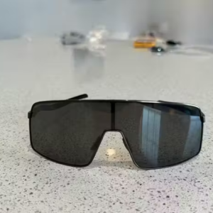 MKR Store New Latest and Stylish Sunglasses | Polarized and 100% UV Protected | Men & Women Black Sunglasses Inspired Black Lens with Metal Frame By Round Branded Men Gold Metal Rectangular , UV Protected Mc Stan Sunglasses (Pack of 1)