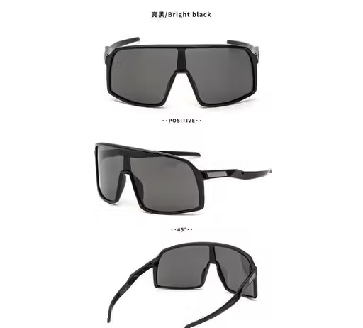 MKR Store New Latest and Stylish Sunglasses | Polarized and 100% UV Protected | Men & Women Black Sunglasses Inspired Black Lens with Metal Frame By Round Branded Men Gold Metal Rectangular , UV Protected Mc Stan Sunglasses (Pack of 1) - Image 2