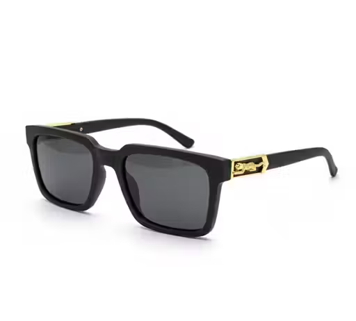 Men Stylish Square Sunglasses | Black Luxury Sunglasses for Boys | Fashion UV Look - Image 2