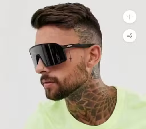 MKR Store New Latest and Stylish Sunglasses | Polarized and 100% UV Protected | Men & Women Black Sunglasses Inspired Black Lens with Metal Frame By Round Branded Men Gold Metal Rectangular , UV Protected Mc Stan Sunglasses (Pack of 1) - Image 4