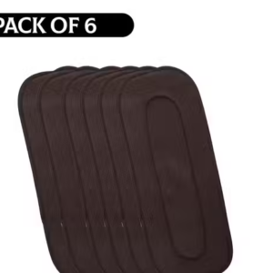 Washable, Reusable Bamboo Charcoal 5 Layers Black Insert Pad for Baby Diaper Pack of 6