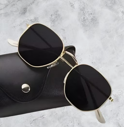 Latest Fashionable Modern UV Protected Sunglasses (Free Size) For (Men & Women) Black Folding | Sunglasses for Men | Wayfarer | Free Size | Wayfarer Mini Folding Sunglasses FOLDING WAYFARERS SUNGLASSES