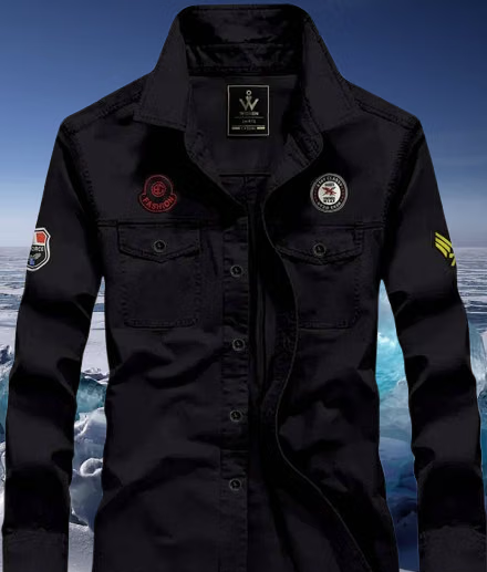 veniz Cotton Blend Regular Fit Self Design Full Sleeves Men's Casual Shirt - Black ( Pack of 1 )