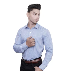 Stripes Mens Cotton Full Sleeve Shirt