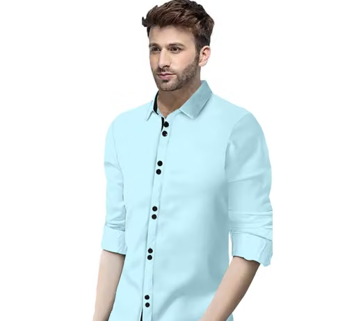 Stylish Cotton Blend Men's T-Shirt
